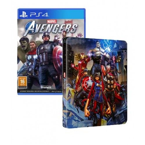 Marvel's Avengers (PS4) + LIMITED EDITION STEELBOOK Collector's Case